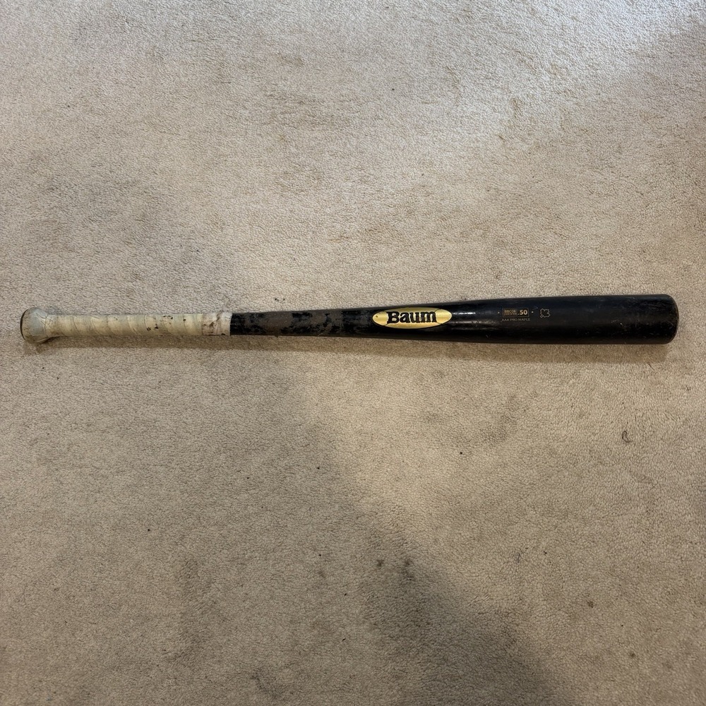 Baum Gold Edition Adult Black Baseball Bat 32/31 OZ AAA-Pro Maple Wood